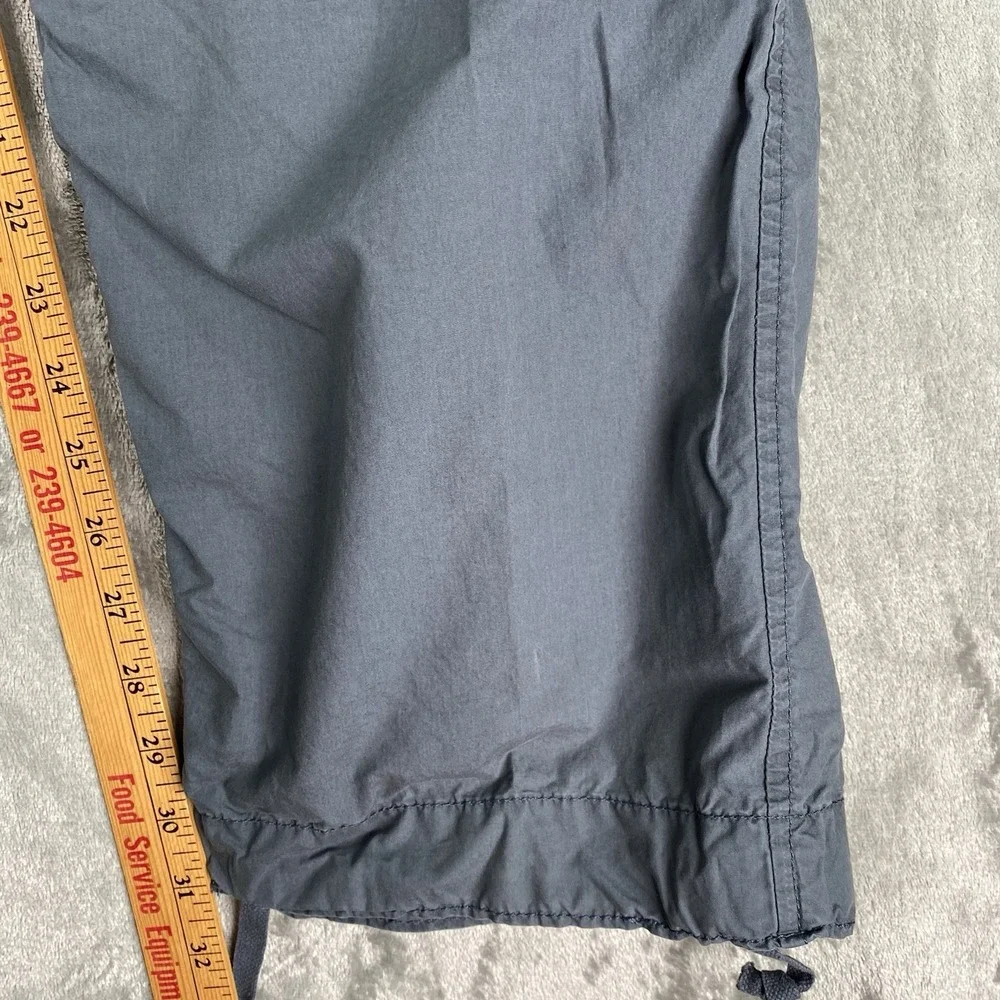 Vintage Gap Pants Mens Size 32x32 Blue Grey Y2K Paratrooper Skater Cargo Belted
